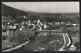 Baden /AG, Turgi mit Fluss und Brücke