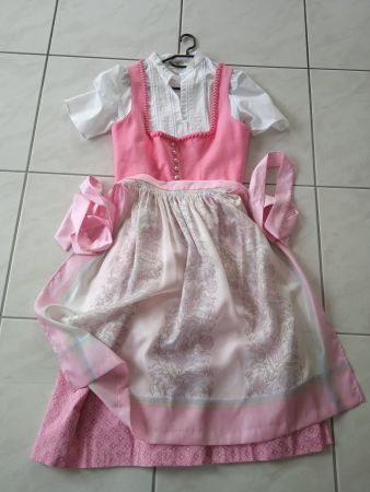 Dirndl von Östereich in Rosa Gr. 40