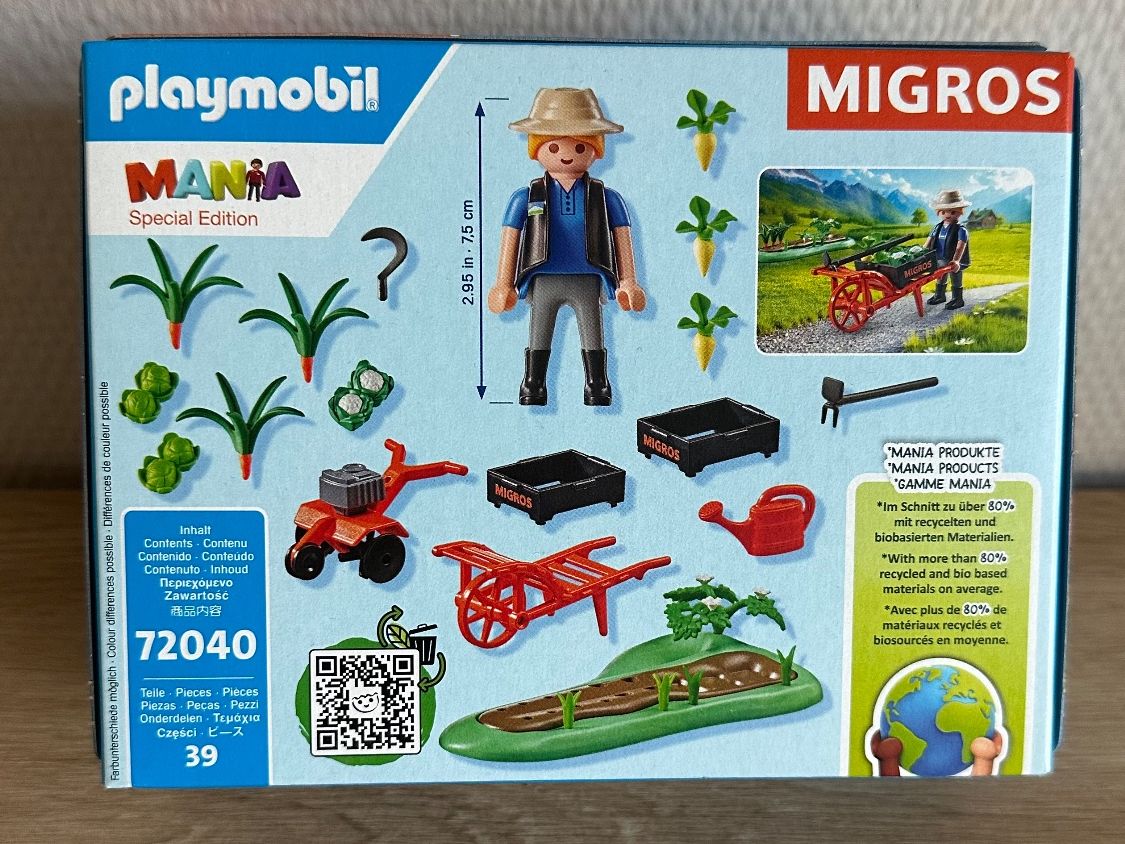 Playmobil Giocattoli: Gemüsebauer Playmobil Mania Migros – Nuovo e nell'imballaggio originale da Embrach venduto da ale_z5t9 1