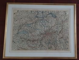 Grosse Bild  - Landkarte Helvetia um 1588