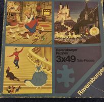 Ravensburger Puzzle ASCHENPUTTEL 3x49 (Teile fehlen)