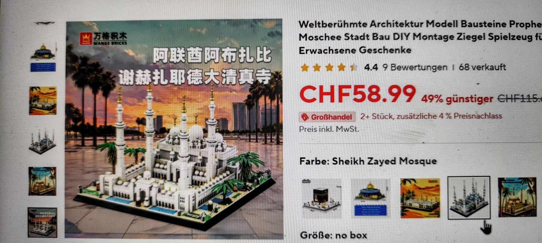 Jouets: Grand Mosque Sheik Zayed – Neuf (Voir description) à Gersau par irenja 3
