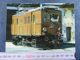 BAHN SCHWEIZ RhB E-LOK Ge 2/4 1913 UMBAU 1945 SAMEDAN GR AK