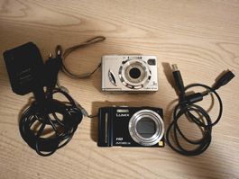 Panasonic Lumix TZ10 & Sony Cyber-shot, 2 Kameras
