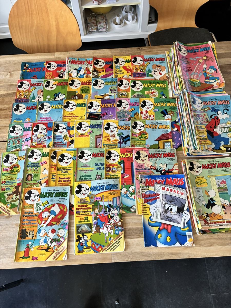 Comics: Micky Maus Hefte Sammlung, Jahrgänge ab 1982 bis 2002 – Gebraucht aus Oberburg von 4207simon