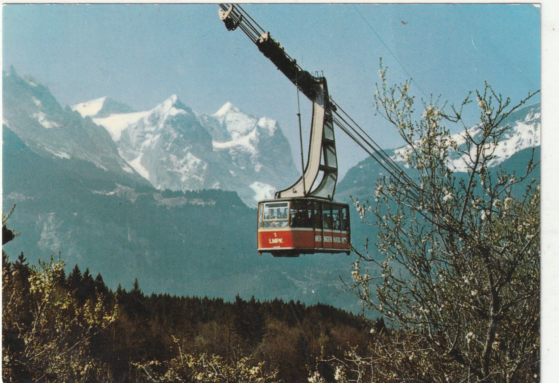 Cartoline postali: Luftseilbahn Meiringen Hasliberg – Usato da Lumbrein venduto da made02