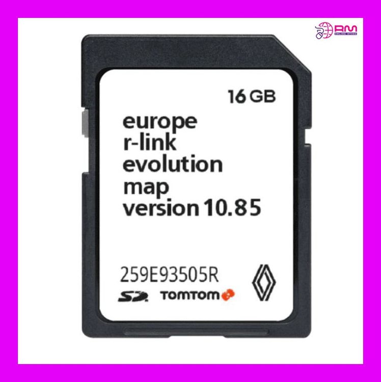 Carte SD Navigation Europe 2025 Renault Tomtom Live v11.45