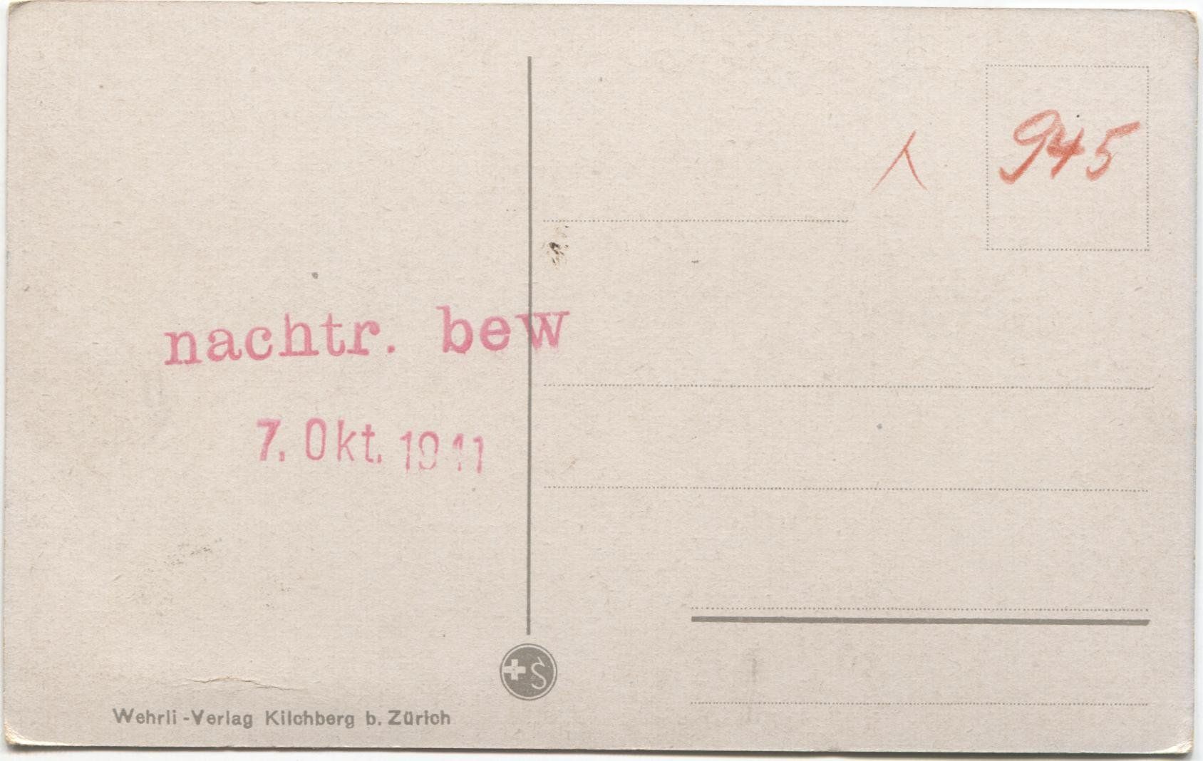 Cartoline postali: ALBULA-BAHN GR 1920 Rhätische Bahn – Usato da Wil SG venduto da Clanx 2