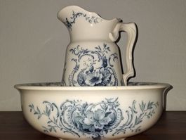 ALTE VILLEROY BOCH WASCHSCHÜSSEL MIT KRUG