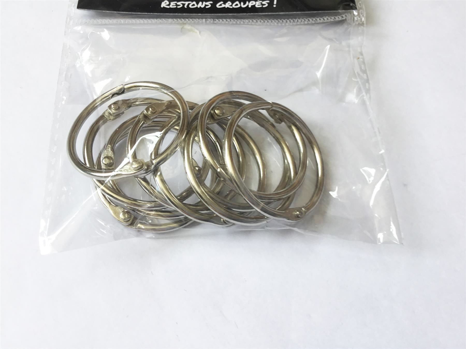 Bindegeräte: Heftringe, 10 Stück, 30 mm, Metall – Neu und originalverpackt aus St. Gallen von cointec 5