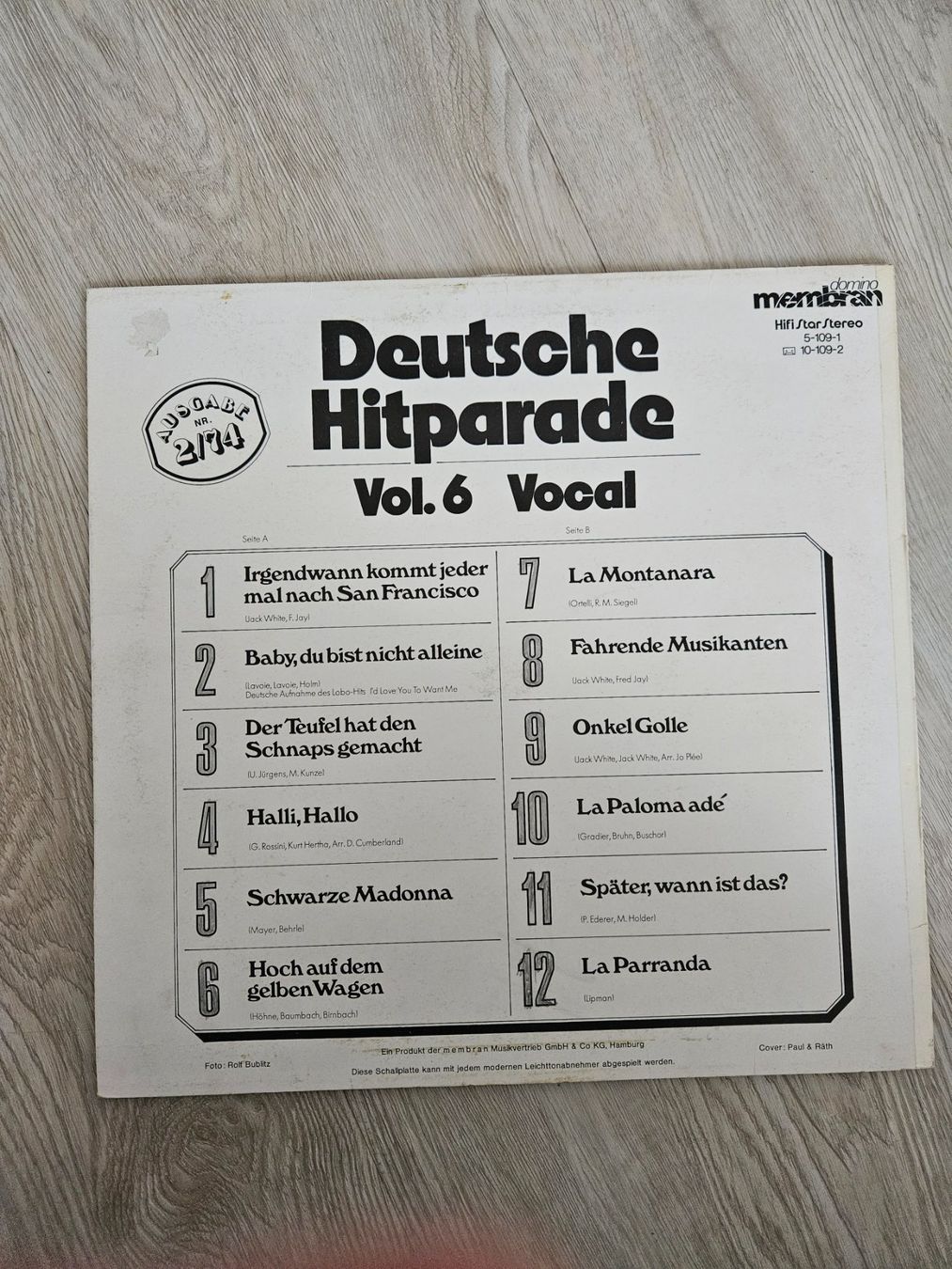 Dischi in vinile: Deutsche Hitparade Schallplatte Vinyl – Usato da Wattwil venduto da Belinda98 1