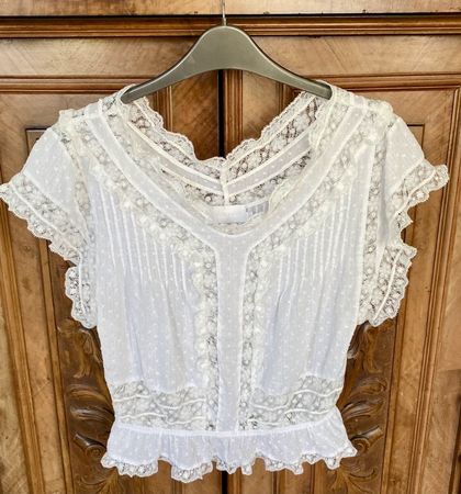 Zimmermann Bluse weiss Grösse 2 - 100% Baumwoll