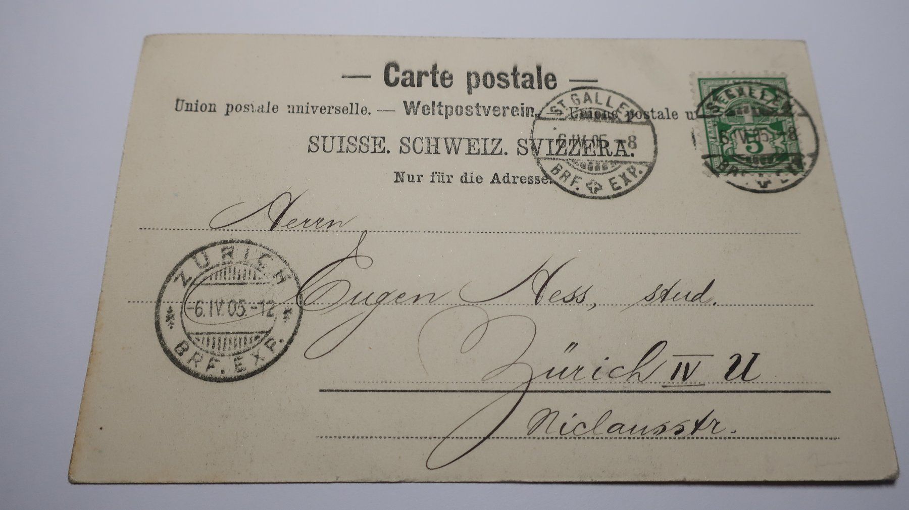 Ansichtskarten: Das Alte St. Gallen – Gebraucht aus Cormoret von Pascalll2001 4