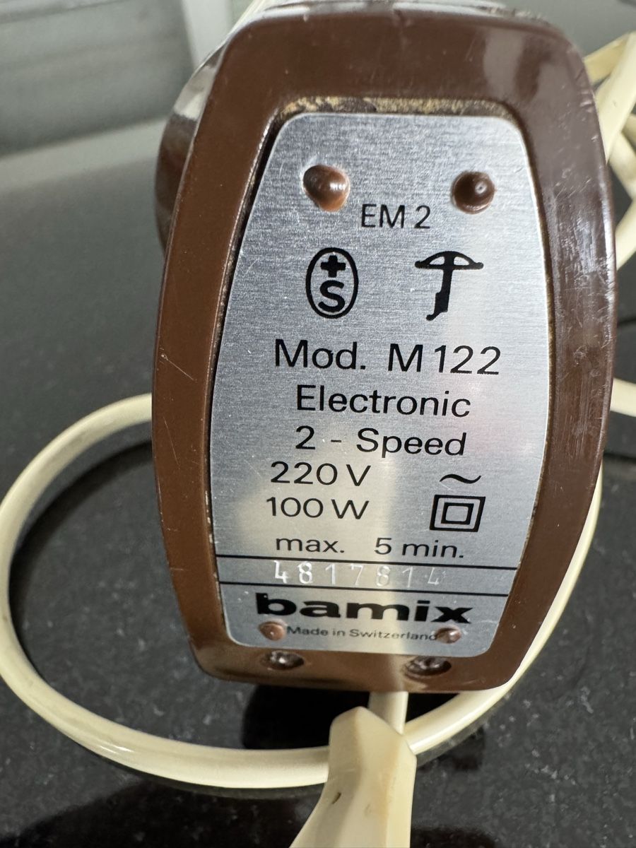Bamix Elettrodomestici da cucina: Bamix-Stab M122, 2-Speed, Vintage – Usato da Niederoenz venduto da tronchetta 2