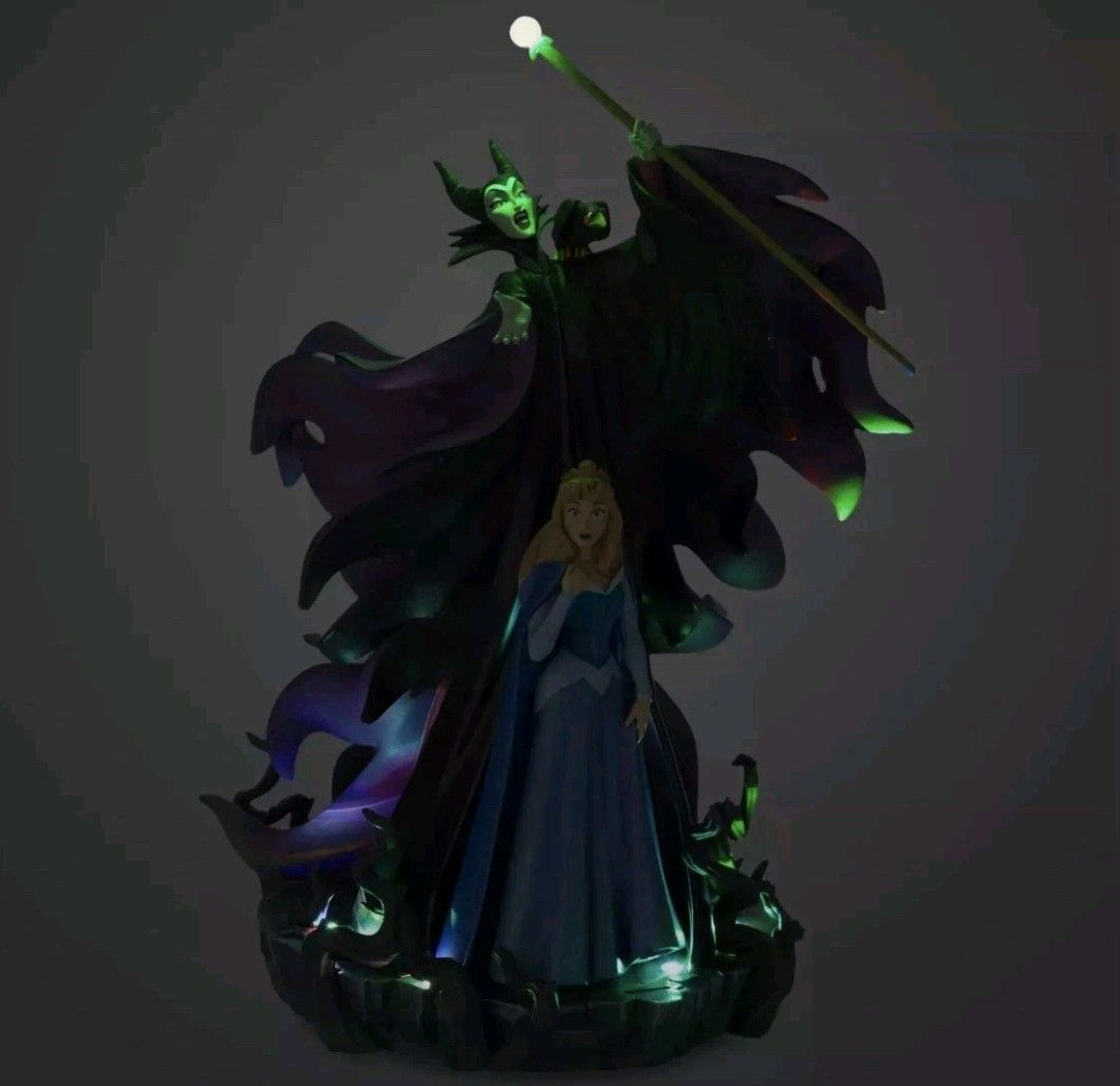 Disney Statuette: statue Maléfique et Aurore Disney – Nuovo e nell'imballaggio originale da Saxon venduto da 2005sylvester 1