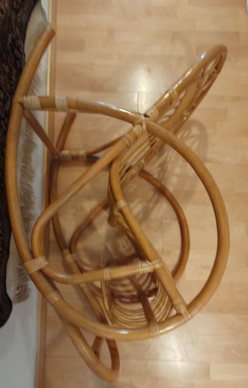 Stühle: Vintage rattan Schaukelstuhl – Gebraucht aus Schaffhausen von kab_9pzn 3
