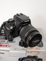 Canon EOS 350D, 2 Akkus, B&W Schutzfilter, 4GB Speicherkarte