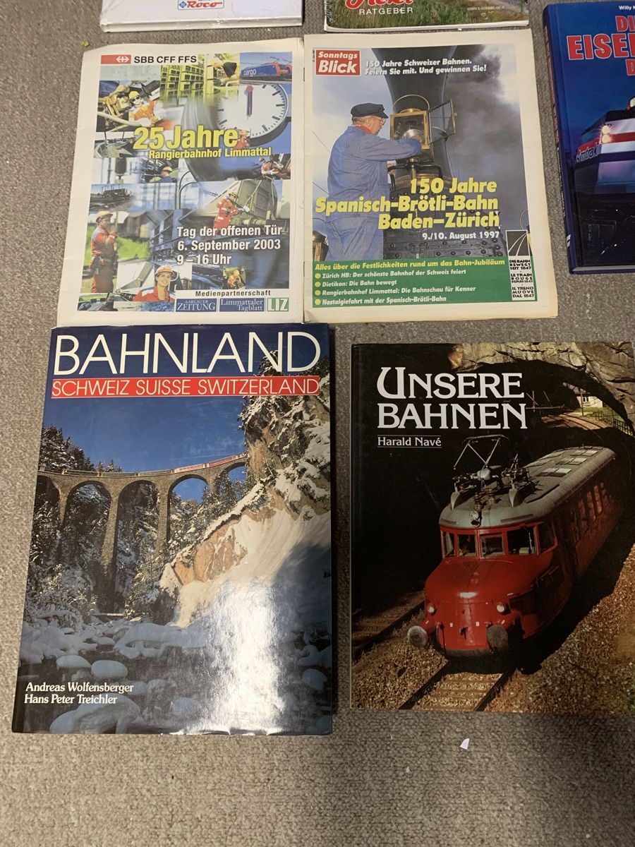 Modelleisenbahnen: 10 Eisenbahnbücher-Zeitungen, Emil72 – Neu (gemäss Beschreibung) aus Winden von EmilNeu 3
