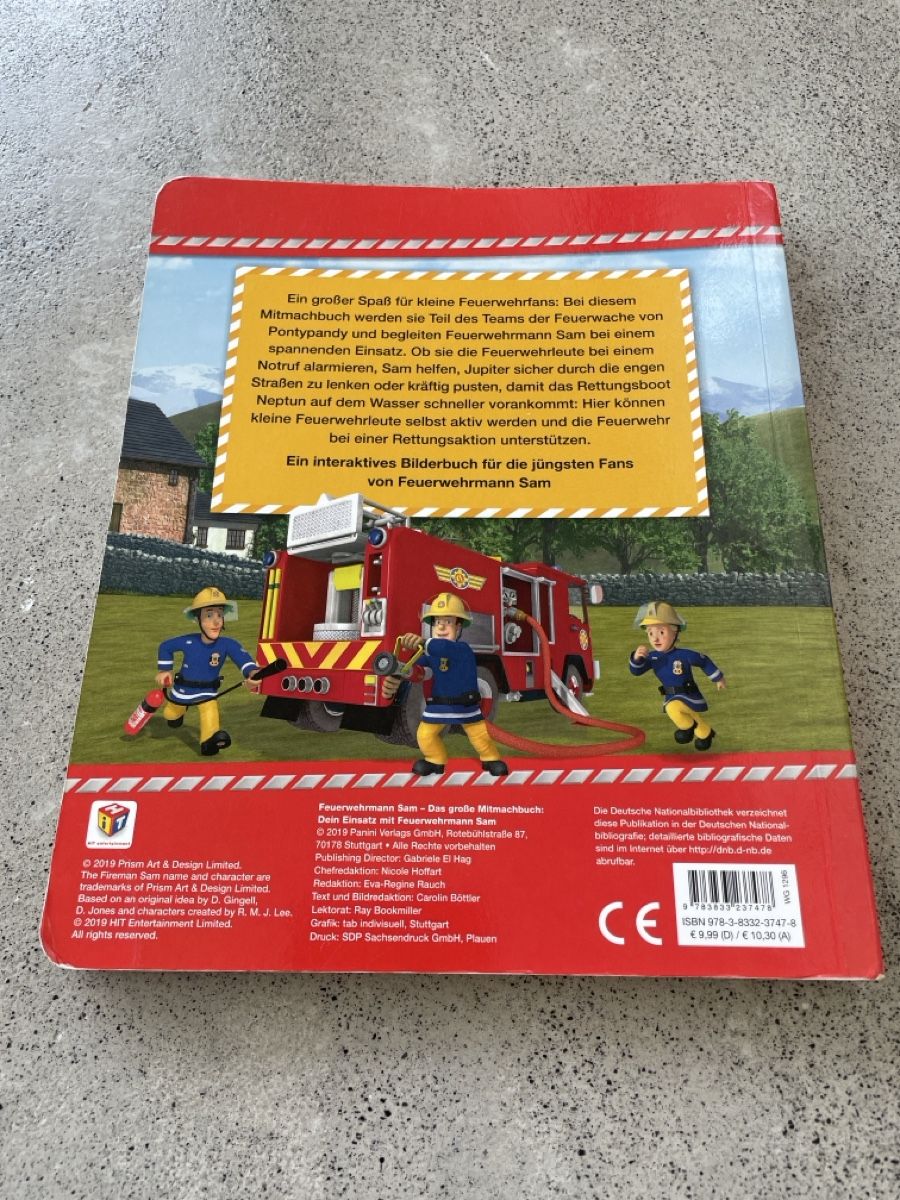 Libri: Feuerwehrmann Sam Mitmachbuch – Usato da Wollerau venduto da KarinEih 1