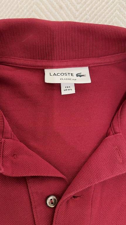 Polos: Lacoste Poloshirt rot – D'occasion à Brunnen par sea_c7bm 1
