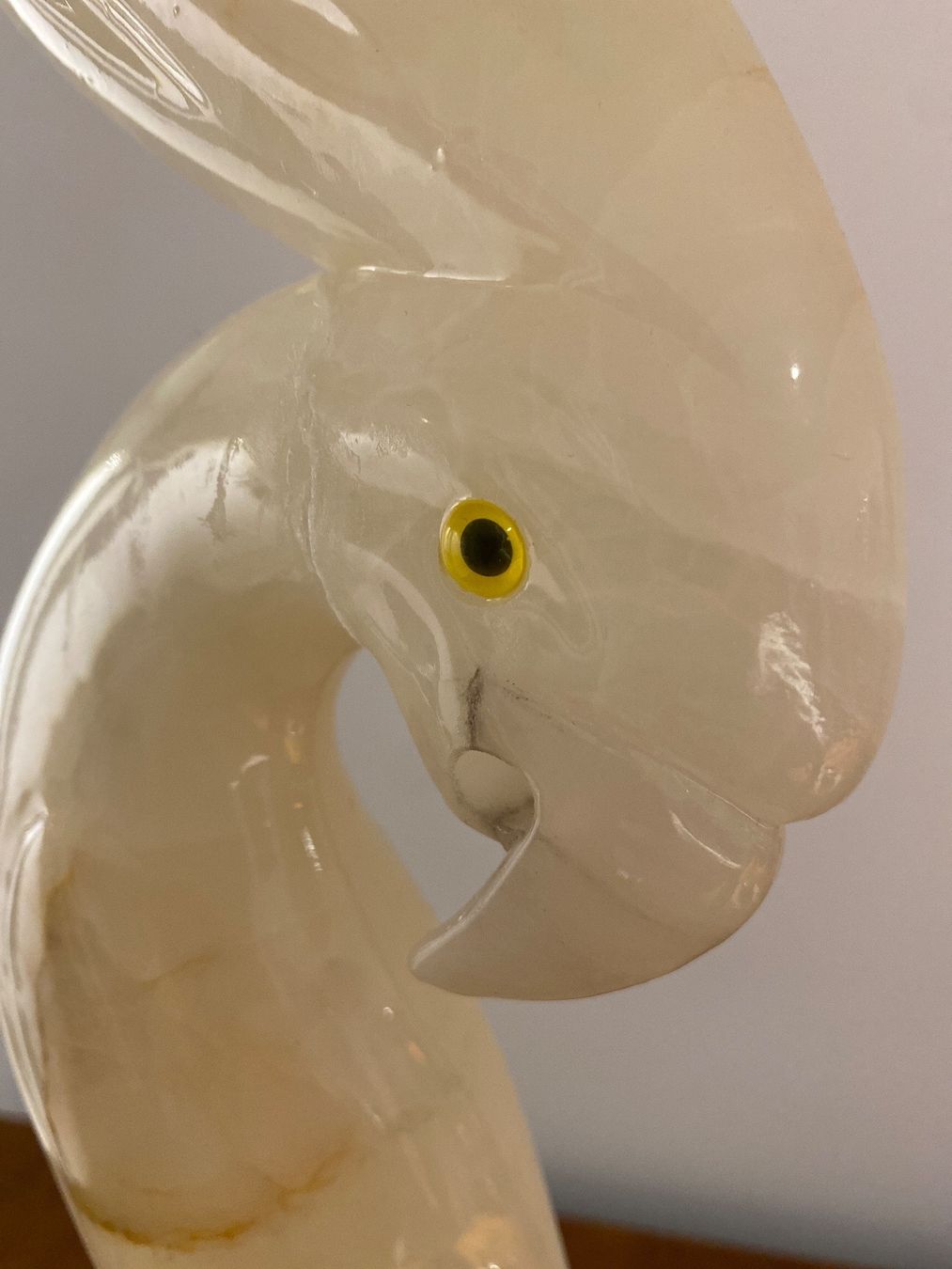 Statuette: Alabaster Papagei – Usato da Heiligkreuz (Mels) venduto da Oldtimerfan03 1