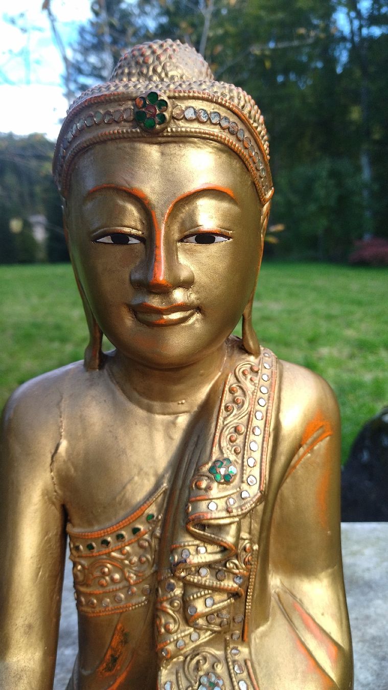 Figuren: Alter Buddah aus Holz – Gebraucht aus Zürich von Top-Deal-Schweiz 1