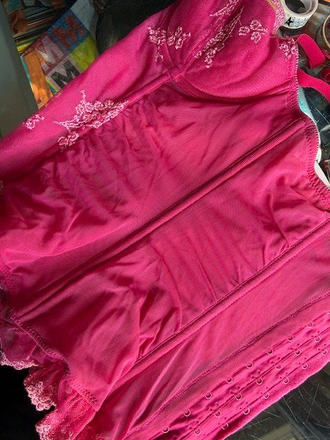 Altra biancheria intima: Corsage mit Spitze in pink Gr.XS – Usato da Zürich venduto da einalemjena 3
