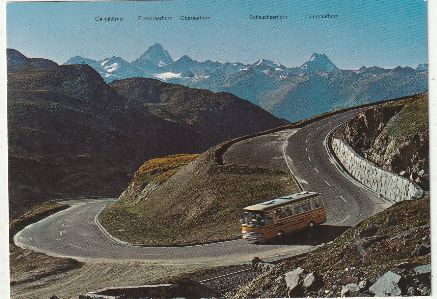 Cartoline postali: Postauto Nufenen Strasse – Usato da Lumbrein venduto da made02