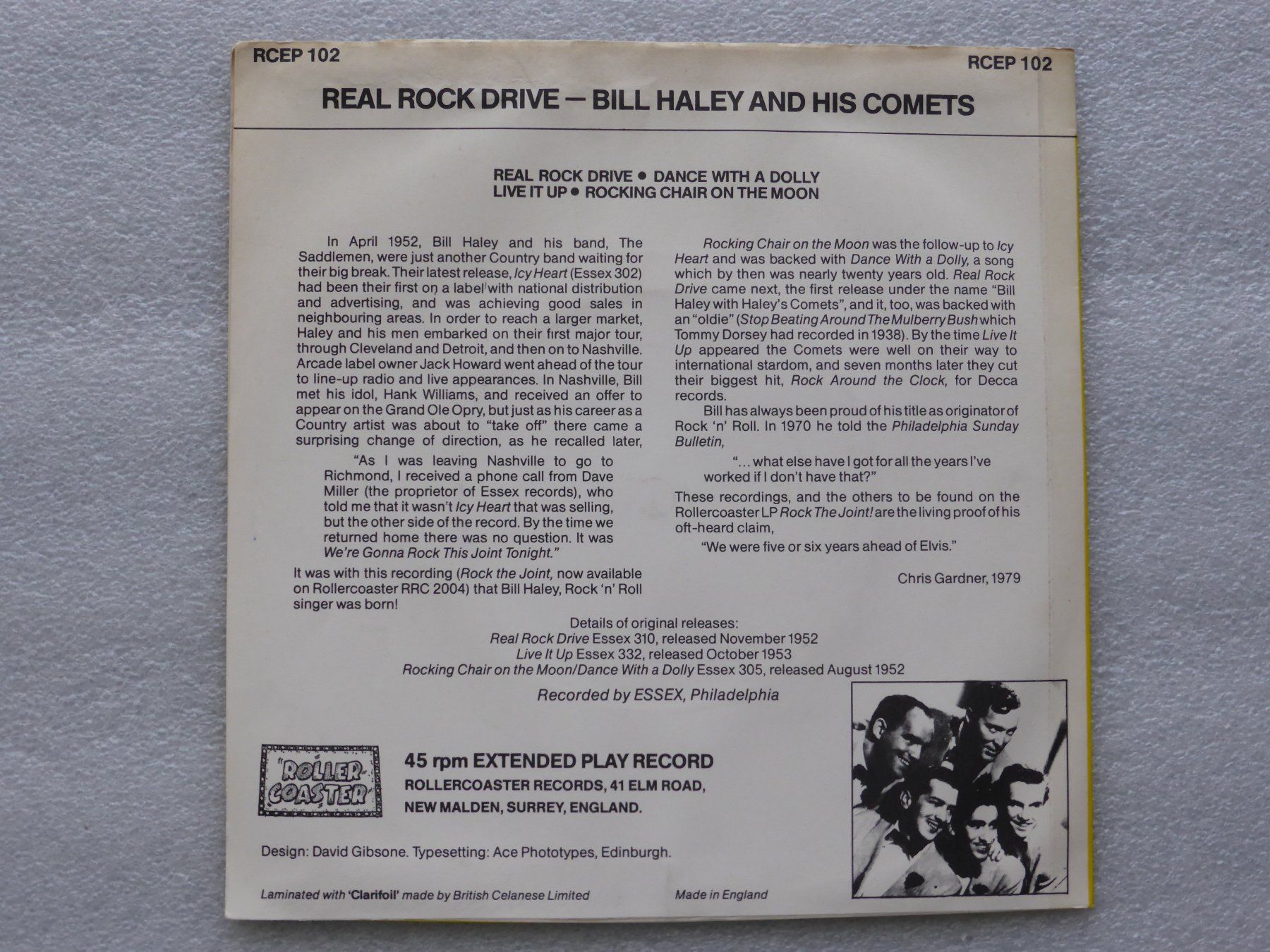 Schallplatten: Vinyl Single   EP  BILL HALEY and HIS COMETS – Gebraucht aus Küssnacht am Rigi von Mondkinder 3