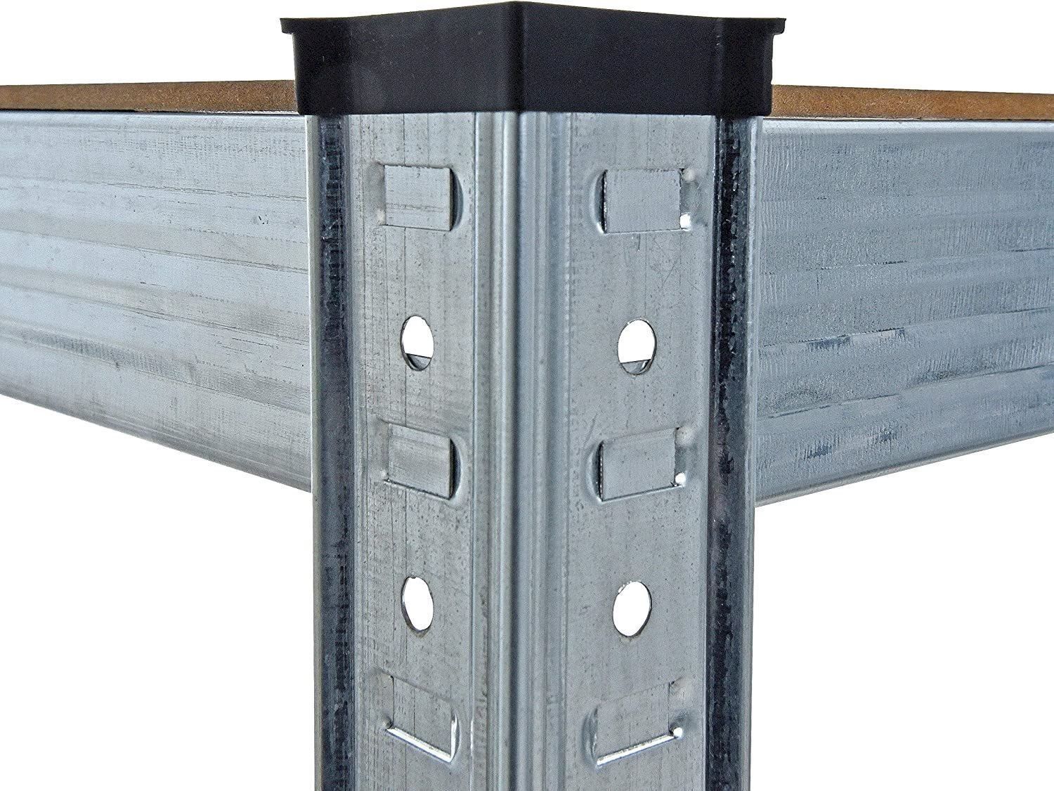 Altro per stoccaggio & trasporto: ESTEXO Metall Steckregal Set 180cm – Nuovo e nell'imballaggio originale da Bottighofen venduto da zaap 5