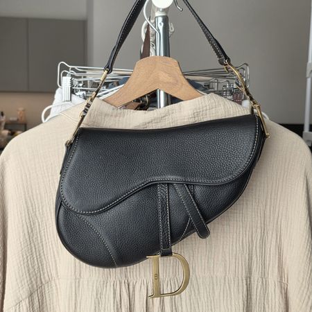 Christian Dior Saddle Bag Black
