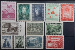 Österreich ex. Kat. 769-1128 ** 1945/63 Kat. 120 Euro