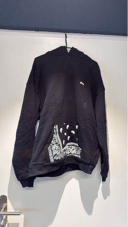Peso Hoodie schwarz mit Paisley Tasche neuwertig