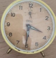 Nostalgischer Wecker Gelb mechanisch