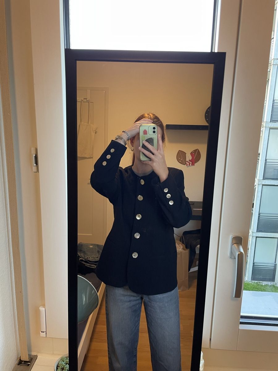 Completi & Tailleur: Dunkelblauer Blazer von Clement Design, Paris, Grösse 36/38 – Usato da Lenggenwil venduto da mai_2m5q 3