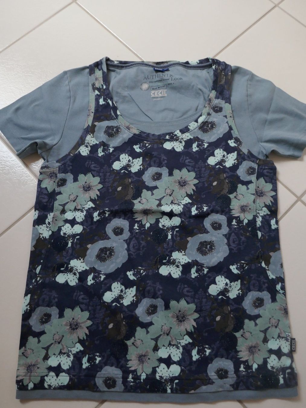 Cecil T-Shirts: CECIL  2 in 1 Damen T-Shirt – Gebraucht aus Volketswil von Cobra22 1