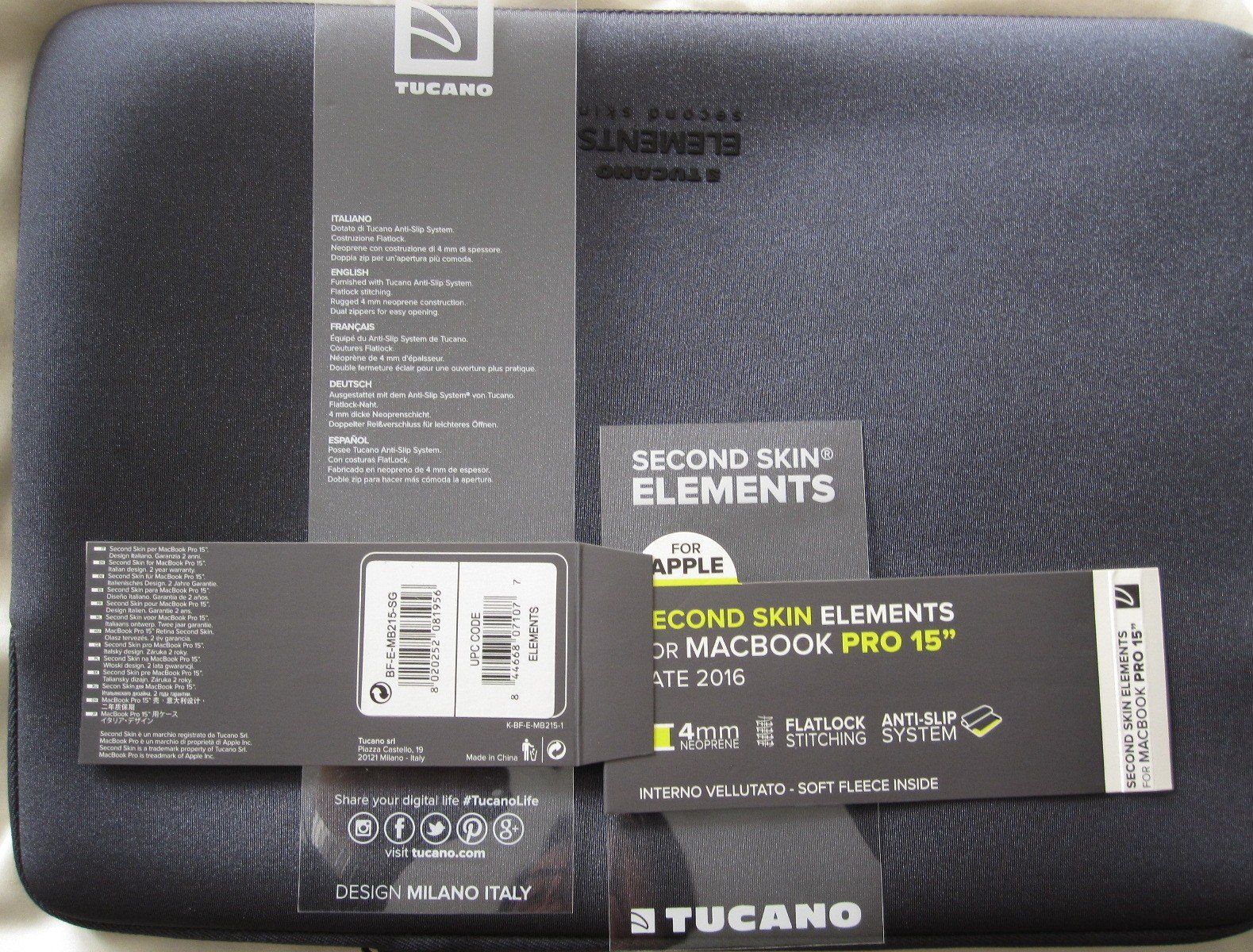 Tucano Borse: TUCANO Elements Second Skin, housse laptop 16'' pouces – Usato da Nyon venduto da WHTF