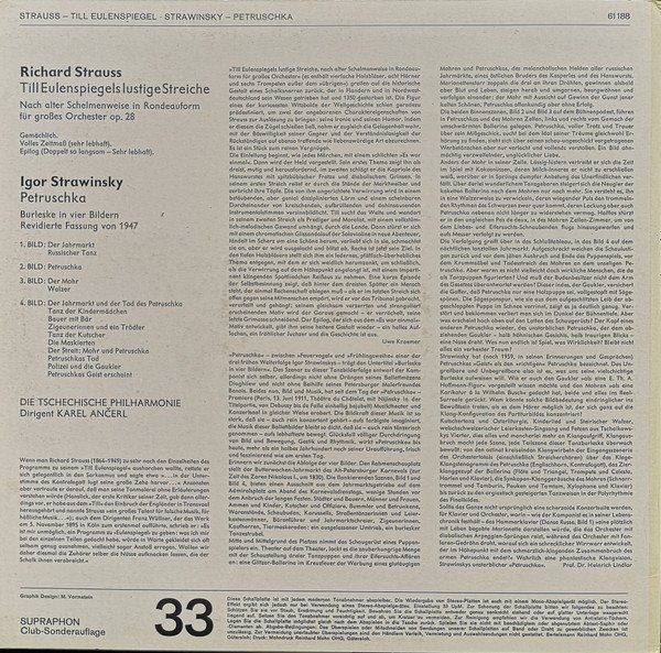 Dischi in vinile: Strauss: Till Eulenspiel + Strawinsky: Petruschka – Nuovo (secondo la descrizione) da Neuchâtel venduto da Maudicia 1
