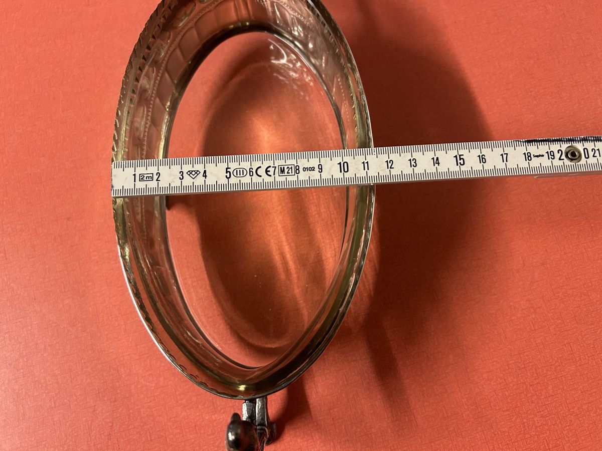 Schalen: Jugendstil Schale Glas/Silber,Versilbert ? Sehr elegant! – Gebraucht aus Lanzenhäusern von vic63 9