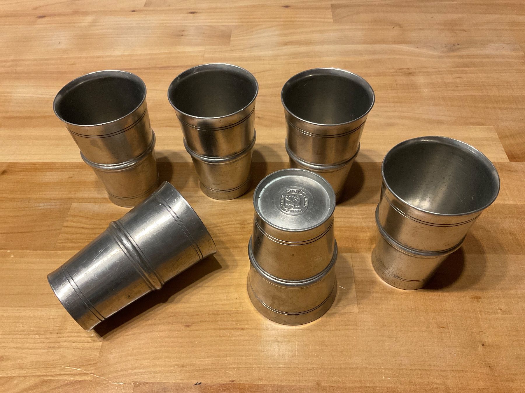 Sigg Bicchieri: 6 Zinn Becher von Sigg – Usato da Rümlang venduto da resale35