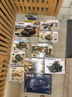 Konvolut Sluban Militärfahrzeuge Bausteine neu ungeöffnet