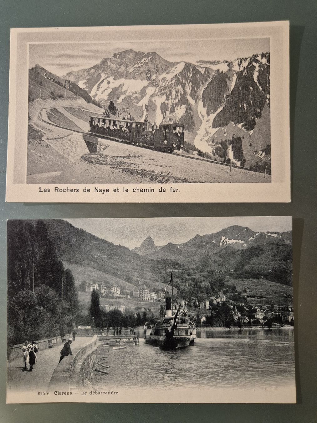 Cartoline postali: Clarens et Rochers de Naye – Usato da La Sarraz venduto da Pelletf