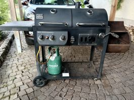 TWINS GRILL Gasgrill/ Smoker und Kohlegrill 