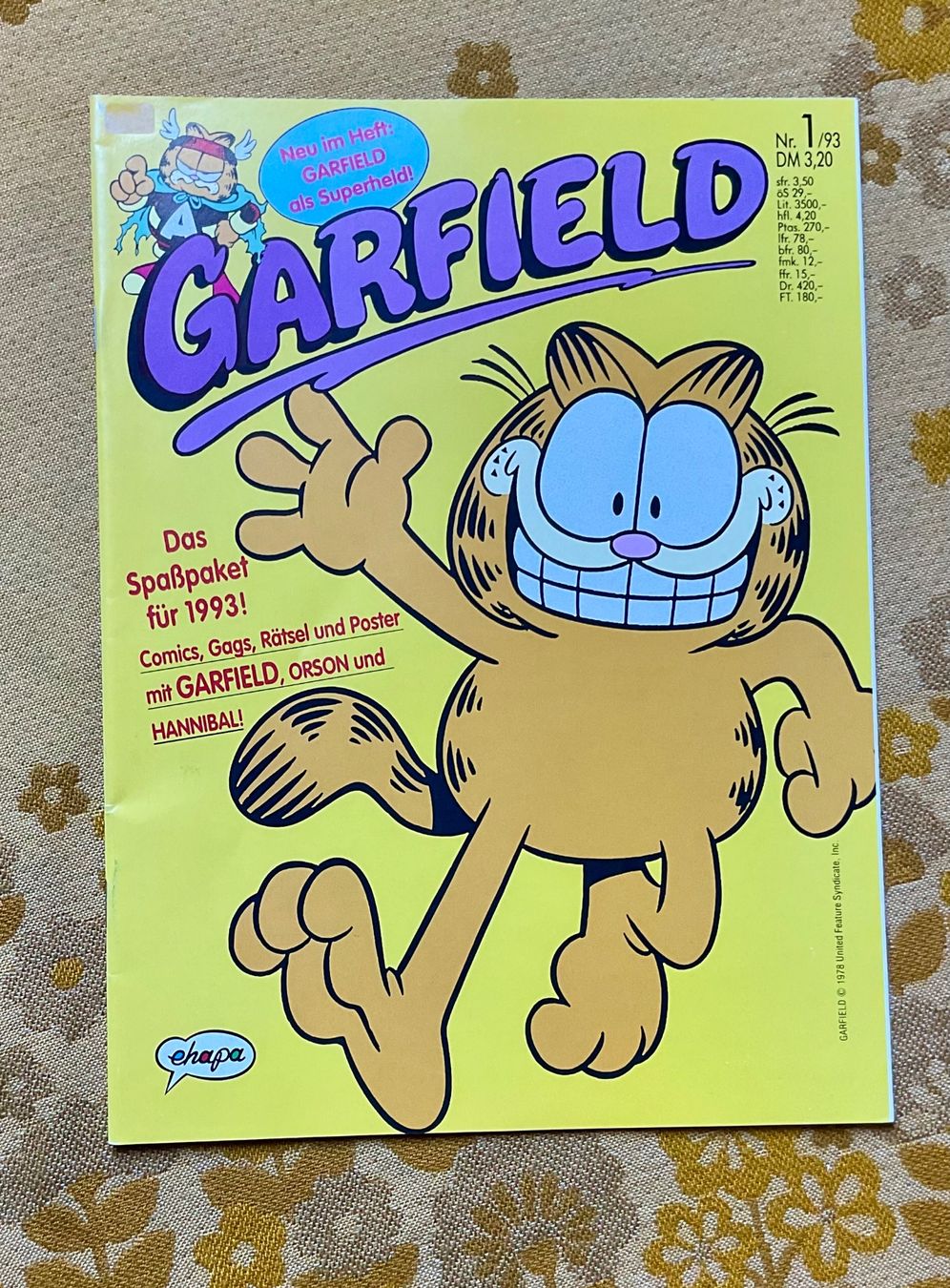 Fumetti: Garfield Heft Nr 1 von 1993 – Usato da Endingen venduto da nathan05