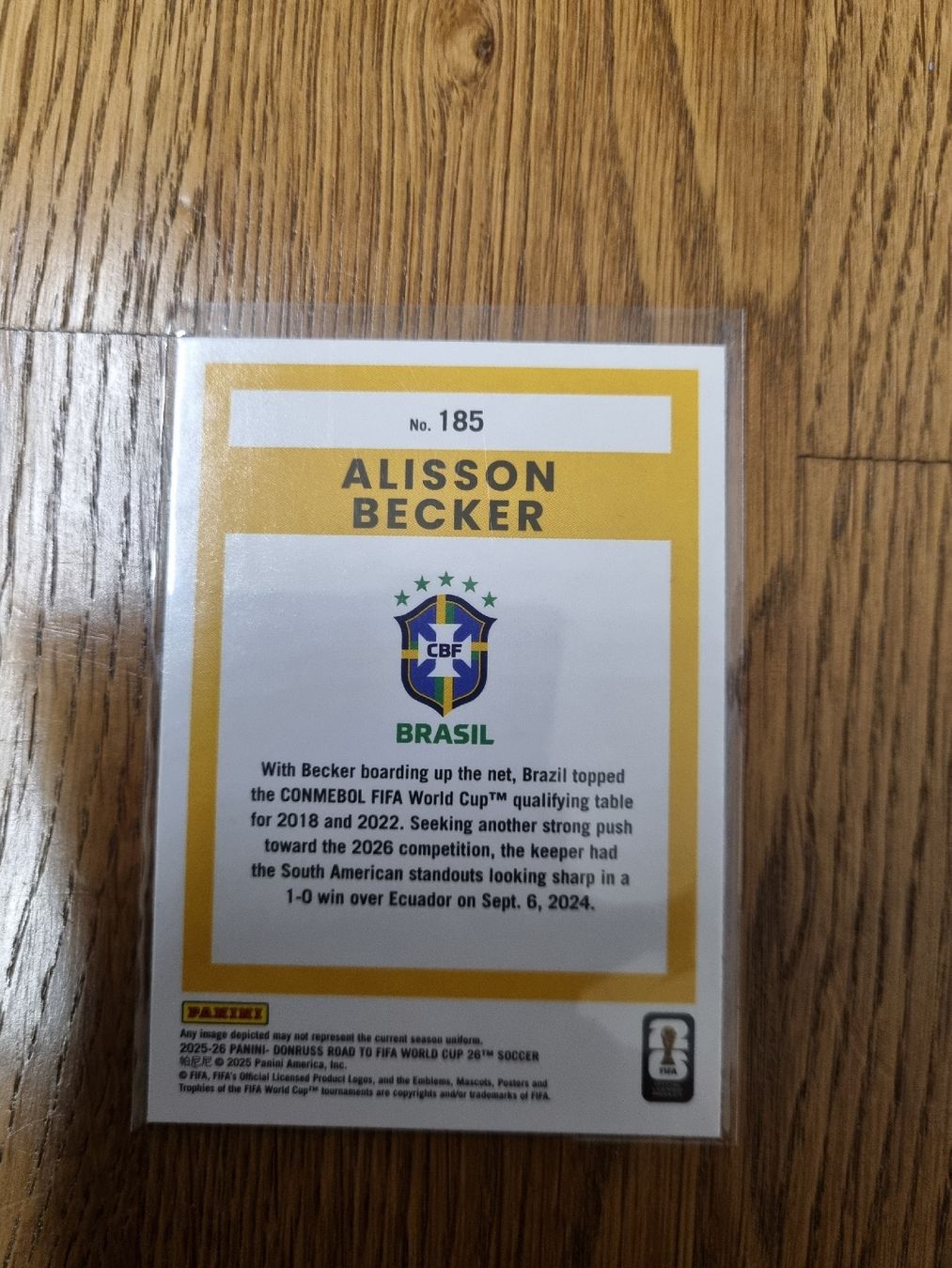 Panini Carte collezionabili: Trading Card Alisson Becker – Nuovo (secondo la descrizione) da Oberentfelden venduto da Giants 1