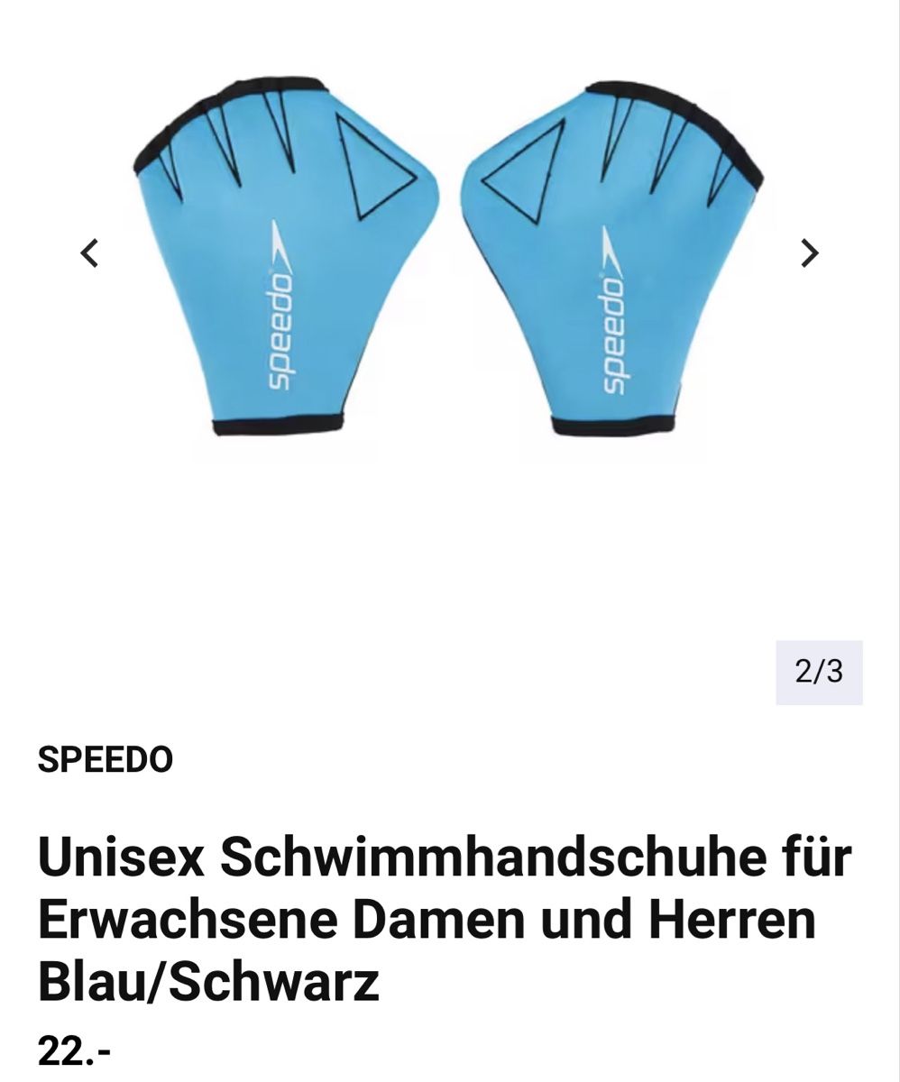 Bouées: Handpaddeln Speedo L – Neuf (Voir description) à Urdorf par Tina_a 1