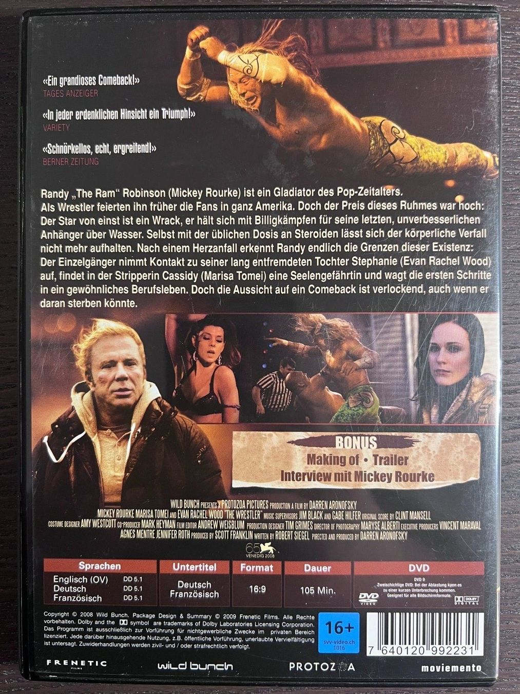 Tutti i DVDs: The Wrestler – Usato da Zürich venduto da FilmFreunde 1
