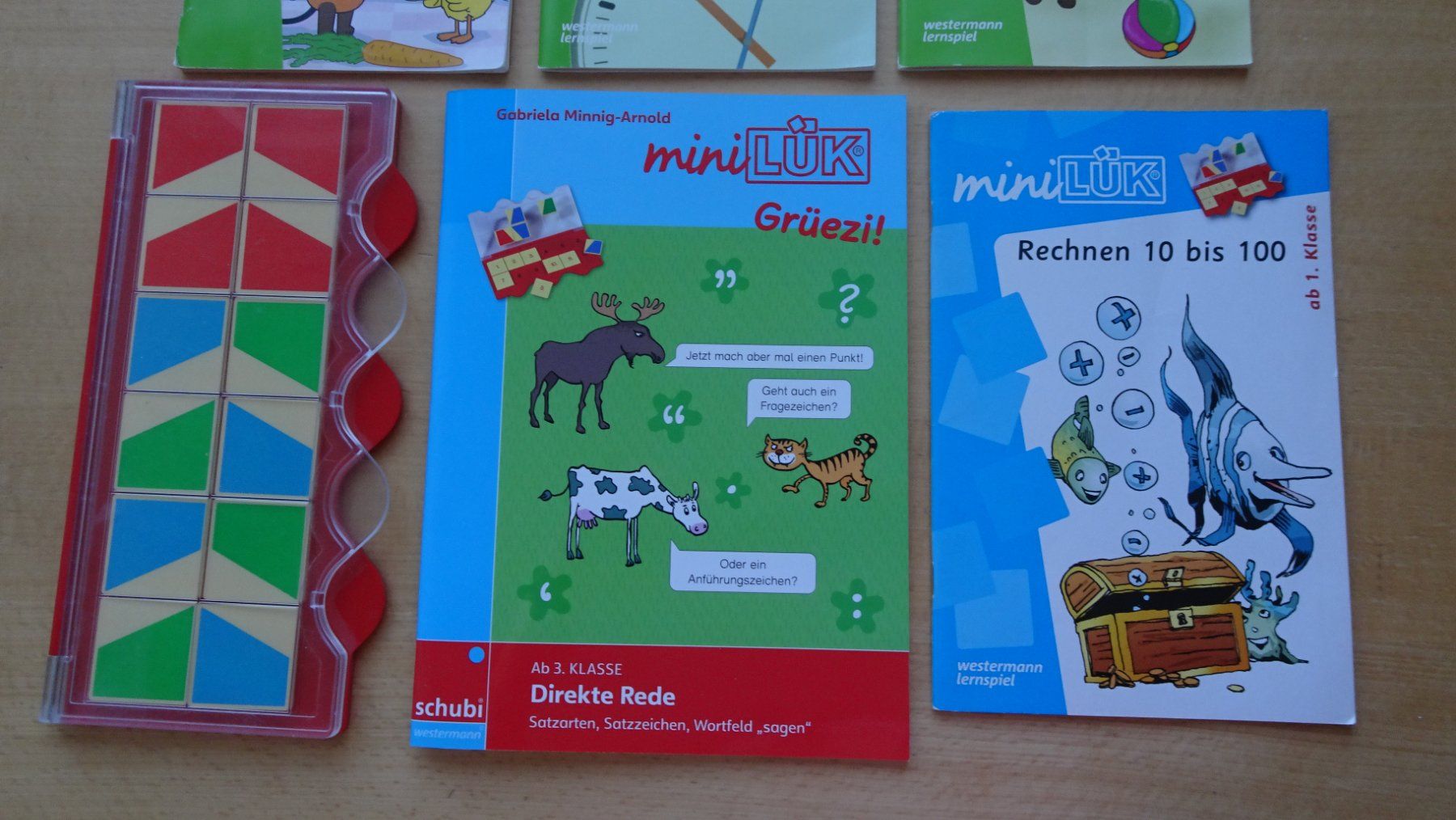Jeux: Mini LÜK Kontrollgerät und 5 Lernhefte – D'occasion à Zürich par blaumeisli62 3