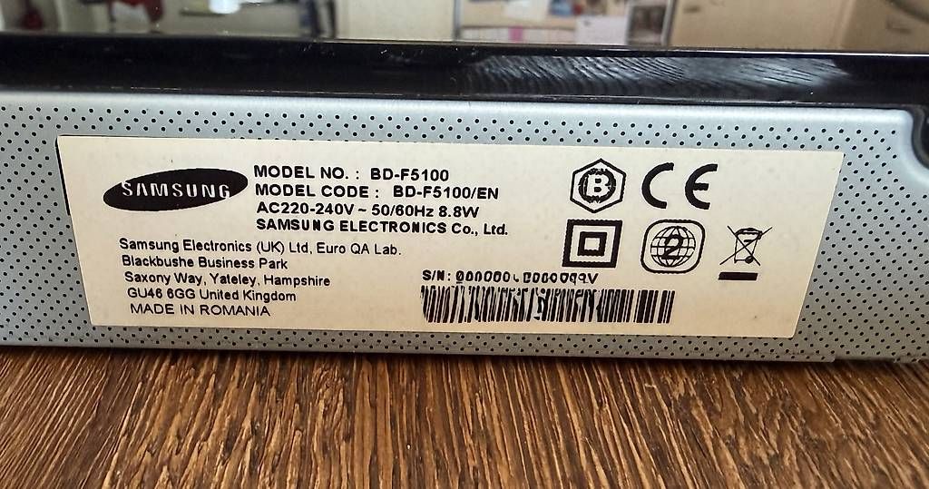 Samsung Systèmes audio & multimédias: Samsung BD-F5100 Blu-ray Player – D'occasion à Nidau par feierabend_verkauf 2