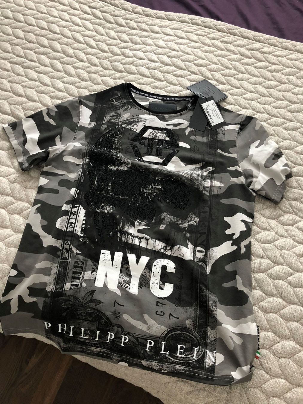 Philipp Plein T-Shirts: PHILIPP PLEIN T-Shirt – Neu (gemäss Beschreibung) aus Oetwil am See von Bigrico 1